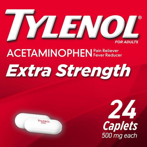 Tylenol Extra Strength Caplets with 500 mg Acetaminophen; 24 Ct EasyOptionXY LLC