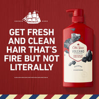 Old Spice Volcano Charcoal Shampoo for Men, All Hair Types, 21.9 fl oz EasyOptionXY LLC
