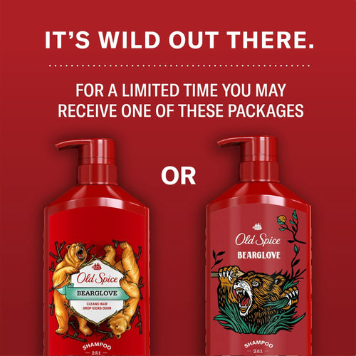 Old Spice Bear Glove 2in1 Shampoo and Conditioner for Men, All Hair Types, 22 fl oz EasyOptionXY LLC