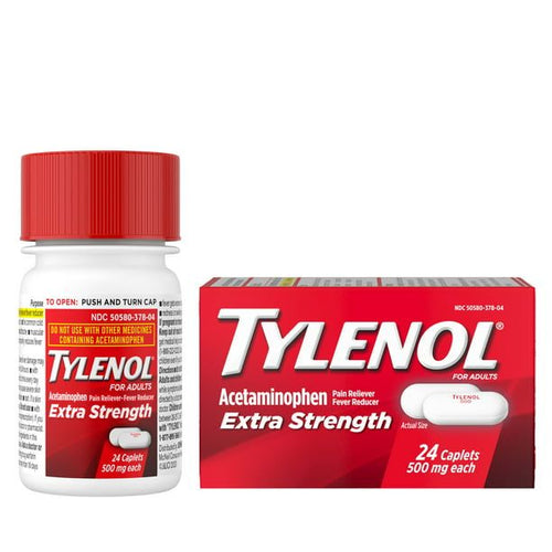 Tylenol Extra Strength Caplets with 500 mg Acetaminophen; 24 Ct EasyOptionXY LLC