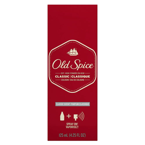 Old Spice Cologne Spray for Men, Classic Scent, 4.25 fl oz EasyOptionXY LLC