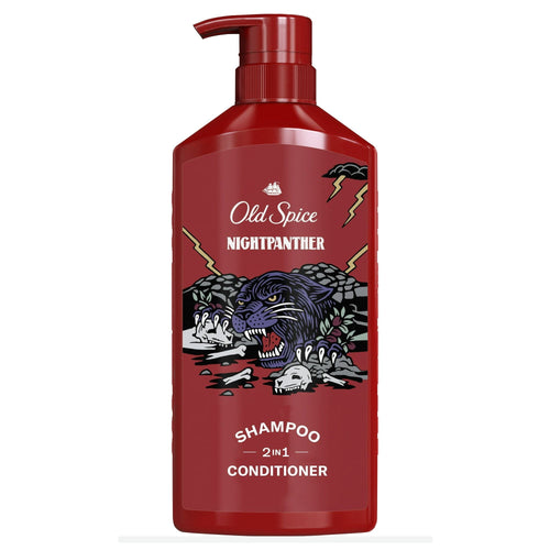 Old Spice Men's Shampoo for Men, Night Panther, All Hair Types, 21.9 fl oz EasyOptionXY LLC