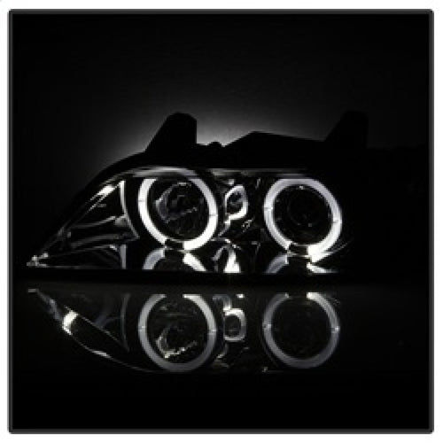 Spyder BMW Z3 96-02 Projector Headlights LED Halo Smoke High H1 Low H1 PRO-YD-BMWZ396-HL-SM OffRoadUSA.com