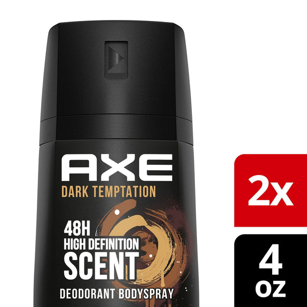 Axe Dark Temptation Body Spray for Men, 4 Oz, 2 Pack EasyOptionXY LLC