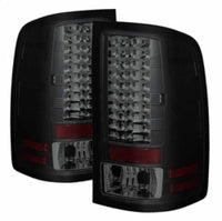 Spyder GMC Sierra 07-13 (Not 3500 Dually 4 Rear Wheels)LED Tail Lights Blk Smke ALT-YD-GS07-LED-BSM OffRoadUSA.com