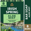 Irish Spring Aloe Bar Soap for Men, Aloe Mist Mens Bar Soap, 8 Pack, 3.7 Oz Soap Bars EasyOptionXY LLC