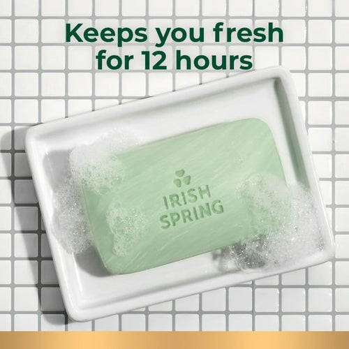 Irish Spring Aloe Bar Soap for Men, Aloe Mist Mens Bar Soap, 8 Pack, 3.7 Oz Soap Bars EasyOptionXY LLC