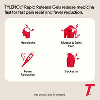 Tylenol Extra Strength Acetaminophen Rapid Release Gels; 100 ct EasyOptionXY LLC