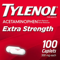 Tylenol Extra Strength Caplets with 500 mg Acetaminophen; 100 Ct EasyOptionXY LLC