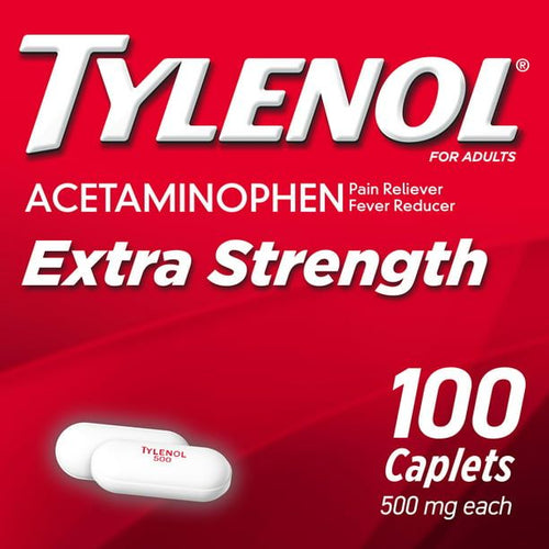Tylenol Extra Strength Caplets with 500 mg Acetaminophen; 100 Ct EasyOptionXY LLC