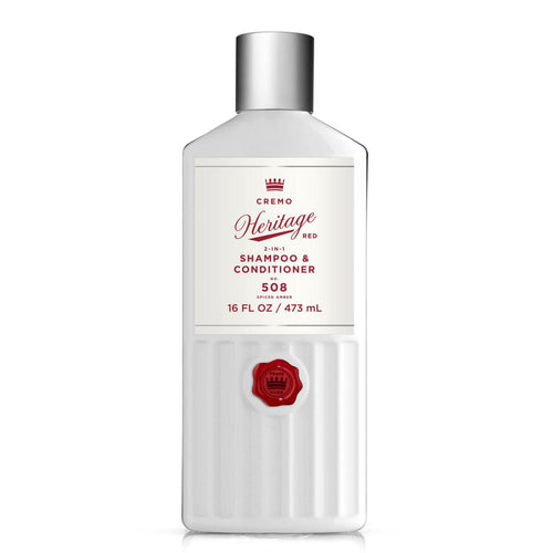 Cremo Heritage Collection 2-In-1 Shampoo & Conditioner, 16 Oz, Men's Shampoo, Men's Conditioner, Spiced Amber Fragrance EasyOptionXY LLC