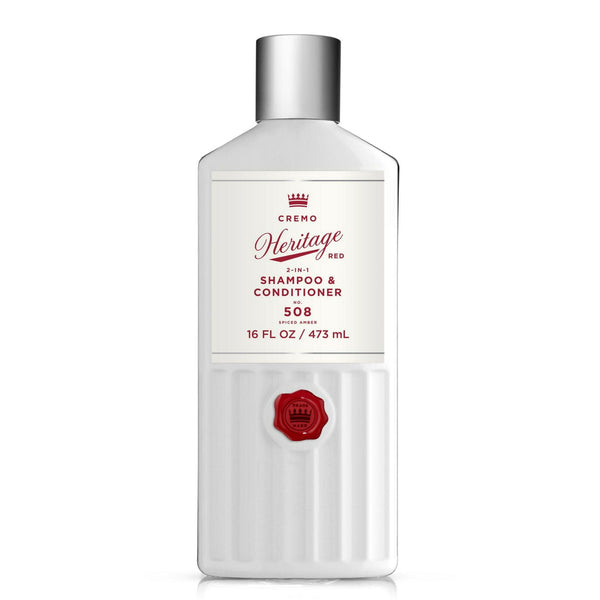 Cremo Heritage Collection 2-In-1 Shampoo & Conditioner, 16 Oz, Men's Shampoo, Men's Conditioner, Spiced Amber Fragrance EasyOptionXY LLC