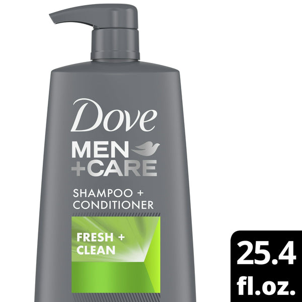 Dove Men+Care Fresh and Clean 2-in-1 Shampoo and Conditioner, 25.4 oz EasyOptionXY LLC