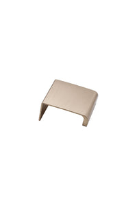 Edge Brushed Bronze "Artisan" Drawer Pulls Euro • Knobs