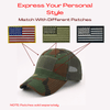 Tactical-Style Patch Hat with Adjustable Strap Jupiter Gear