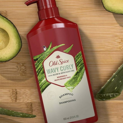 Old Spice Wavy Curly Shampoo with Aloe & Avocado Oil, 21.9 fl oz EasyOptionXY LLC
