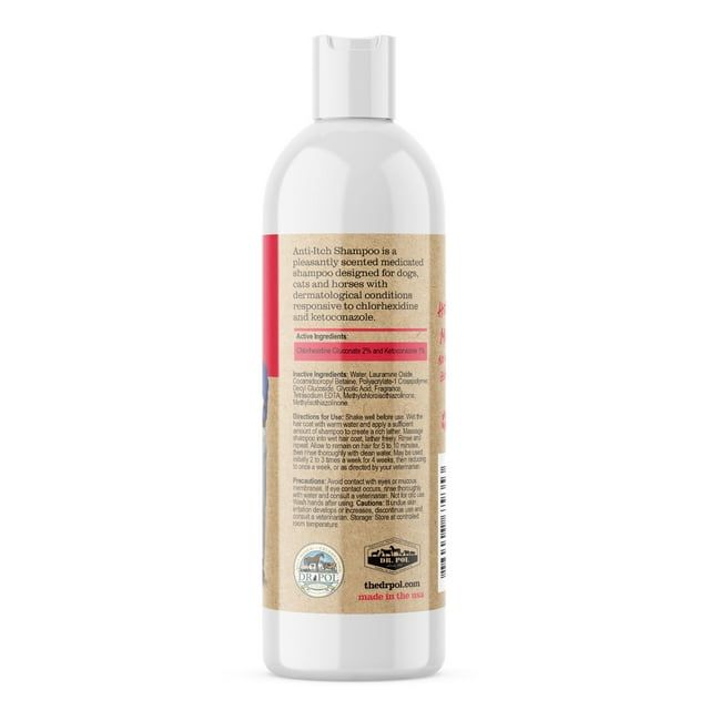 Dr. Pol Anti-Itch Shampoo for Dogs and Cats 16 oz EasyOptionXY LLC