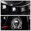 Spyder Volkswagen Beetle 06-10 Projector Headlights DRL LED Black PRO-YD-VB06-DRL-BK OffRoadUSA.com