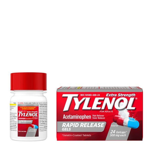 Tylenol Extra Strength Acetaminophen Rapid Release Gels; 24 ct EasyOptionXY LLC