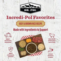 Dr. Pol Incredi-Pol Favorites Beef and Brown Rice Recipe Dog Food - 6lb EasyOptionXY LLC