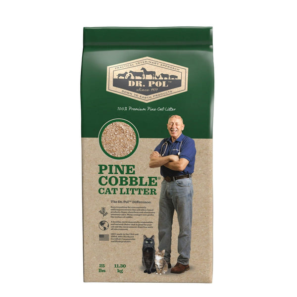 Dr. Pol Pine Cobble Cat Litter - 25lb Bag EasyOptionXY LLC