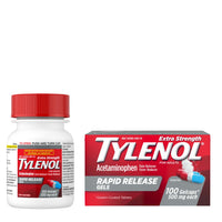 Tylenol Extra Strength Acetaminophen Rapid Release Gels; 100 ct EasyOptionXY LLC
