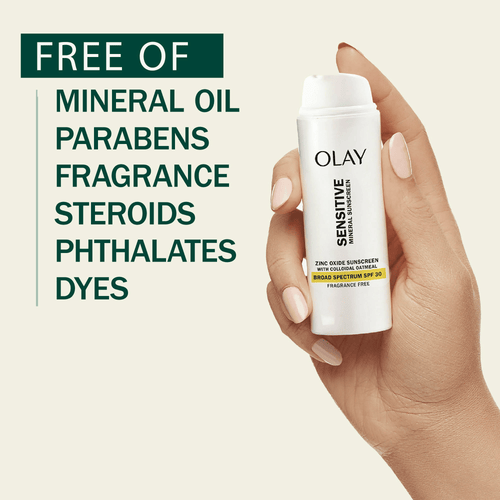 Olay Sensitive Mineral Sunscreen SPF 30 Face Moisturizer, Sun Protection for Sensitive Skin, 1.7 oz EasyOptionXY LLC