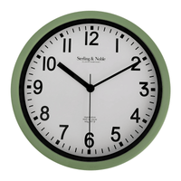 Mainstays Basic Indoor 8.78" Sage Analog Round Modern Wall Clock EasyOptionXY LLC