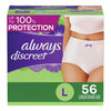 Always Discreet Postpartum Incontinence Underwear for Women Maximum; L; 56 Ct EasyOptionXY LLC