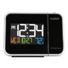 La Crosse Technology Color Entry Level Projection Black LED Alarm Clock with Temperature, W85923 EasyOptionXY LLC