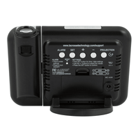 La Crosse Technology Color Entry Level Projection Black LED Alarm Clock with Temperature, W85923 EasyOptionXY LLC