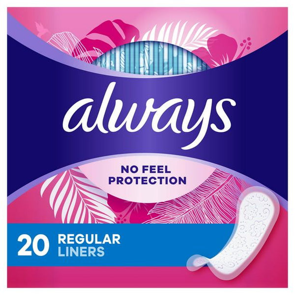 Always Thin Daily Liners for Women Unscented; 20 Ct EasyOptionXY LLC