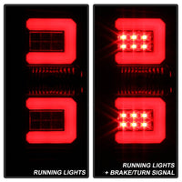 Spyder Chevy Silverado 16-17 Light Bar LED Tail Lights - Black Smoke ALT-YD-CS16-LED-BSM OffRoadUSA.com