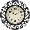 Westclox Wrought Iron Style Bronze Analog Quartz Accuracy 12" Round Wall Clock EasyOptionXY LLC