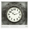 Westclox Wrought Iron Style Bronze Analog Quartz Accuracy 12" Round Wall Clock EasyOptionXY LLC