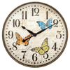 Westclox 12" Round Butterfly Wall Clock EasyOptionXY LLC