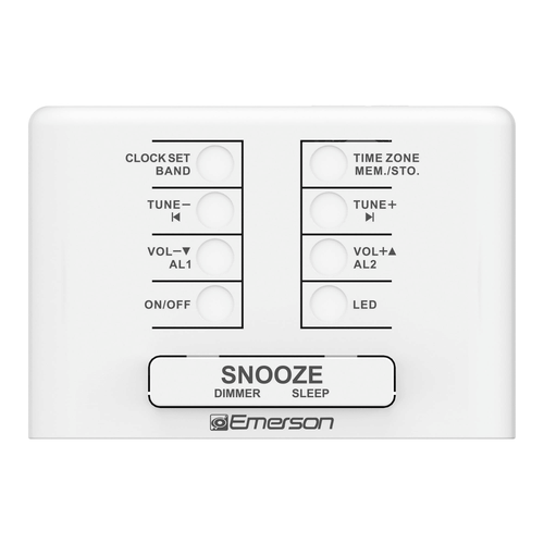 Emerson Smartset? PLL AM/FM Dual Alarm Clock Radio with 0.9" Blue LED Display and Blue LED D¨¦cor EasyOptionXY LLC