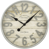 Better Homes & Gardens Indoor 20" White and Galvanized Raised Arabic Farmhouse Analog Wall Clock EasyOptionXY LLC