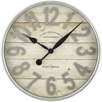 Better Homes & Gardens Indoor 20" White and Galvanized Raised Arabic Farmhouse Analog Wall Clock EasyOptionXY LLC