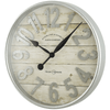 Better Homes & Gardens Indoor 20" White and Galvanized Raised Arabic Farmhouse Analog Wall Clock EasyOptionXY LLC