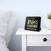SHARP Digital Atomic Clock, Atomic Accuracy, Date, Temperature, Black Case, LCD Display EasyOptionXY LLC