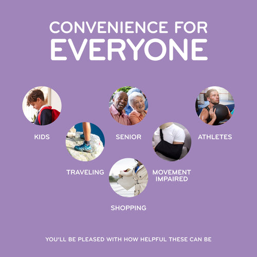 Purple Stretchy Tieless Silicone Elastic Shoelaces | 16 Straps The Original Stretchlace