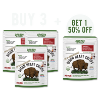 Bison Heart Crisps - 100% Grass-Fed/Finished