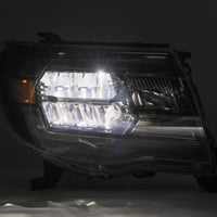 AlphaRex 05-11 Toyota Tacoma LUXX-Series LED Crystal Headlights Chrome OffRoadUSA.com