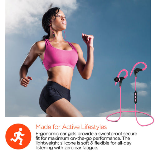 HyperGear Marathon Sport Wireless Bluetooth Earphones (MARPHONES-PRNT) Jupiter Gear