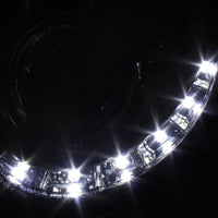 Spyder Mercedes Benz CLK 03-09 Projector Halogen Model- LED Halo DRL Chrm PRO-YD-MBCLK03-DRL-C OffRoadUSA.com
