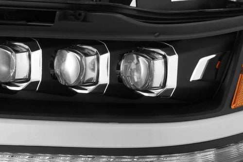 AlphaRex 19-20 Ram 1500HD NOVA LED Proj Headlight Plank Style Matte Blk w/Activ Light/Seq Signal/DRL OffRoadUSA.com