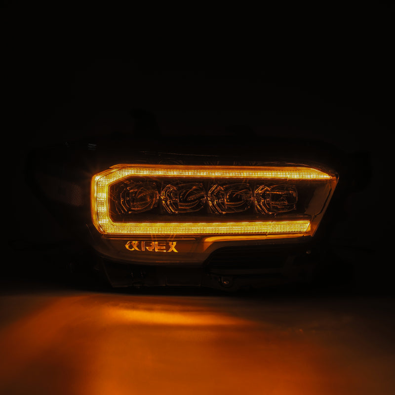 AlphaRex 16-23 Toyota Tacoma NOVA-Series LED Projector Headlights Chrome