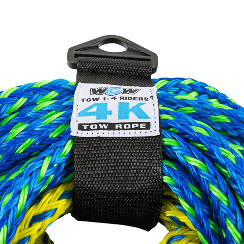 WOW Watersports 60ft 4-Rider 4K Tow Rope with 2 Sections Jupiter Gear