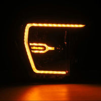AlphaRex 21-23 Ford F150 / 21-23 Ford F150 Raptor LUXX-Series LED Projector Headlights Alpha-Black OffRoadUSA.com